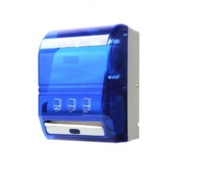 BRG C30R-Plastik Fotoselli kağıt havlu verici Mavi